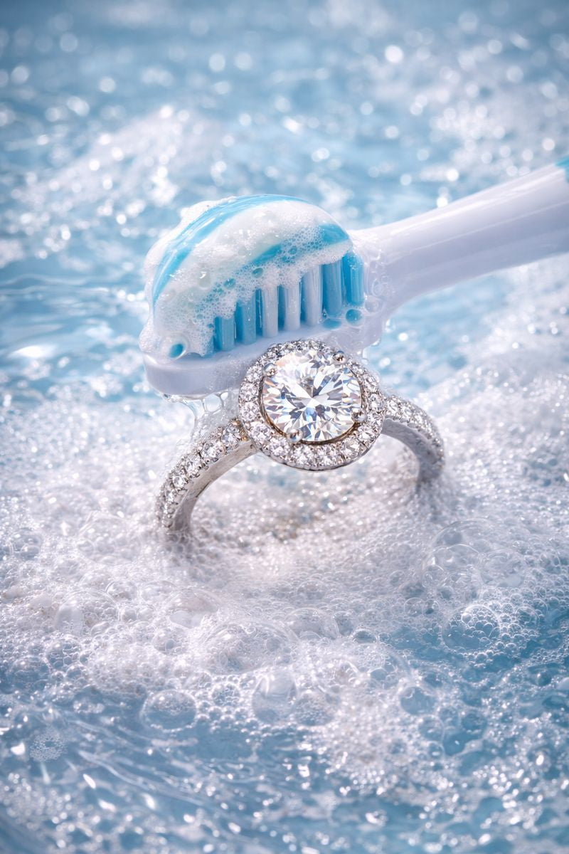 Can I clean my diamond ring with toothpaste