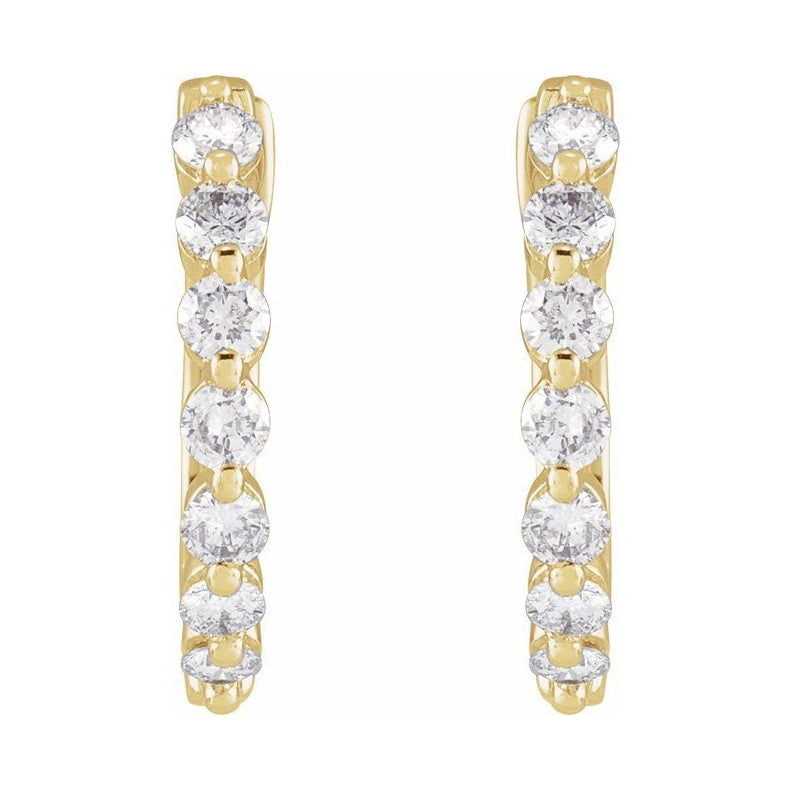 Accented Hoop Earrings