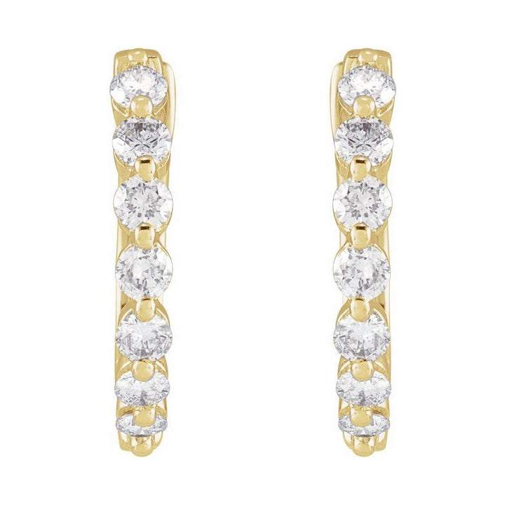 Accented Hoop Earrings