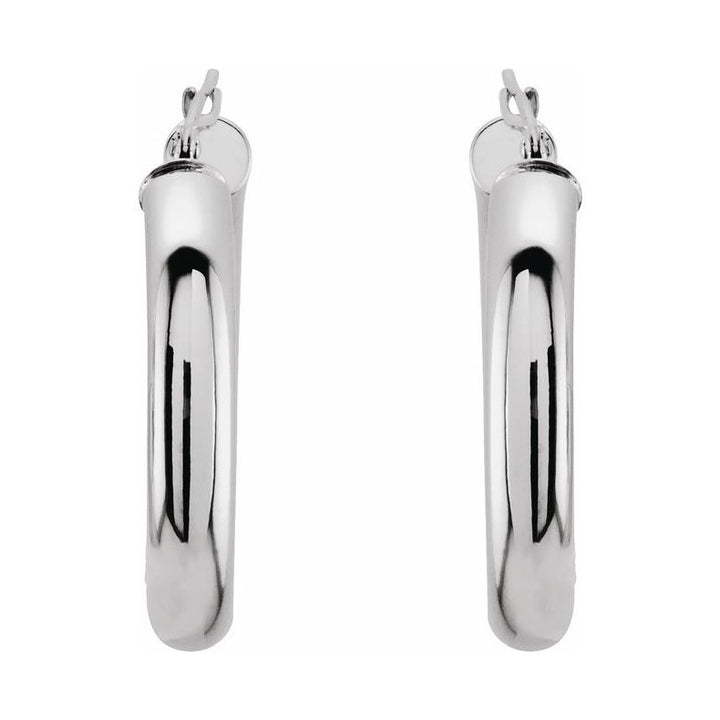 Tube Hoop Earrings
