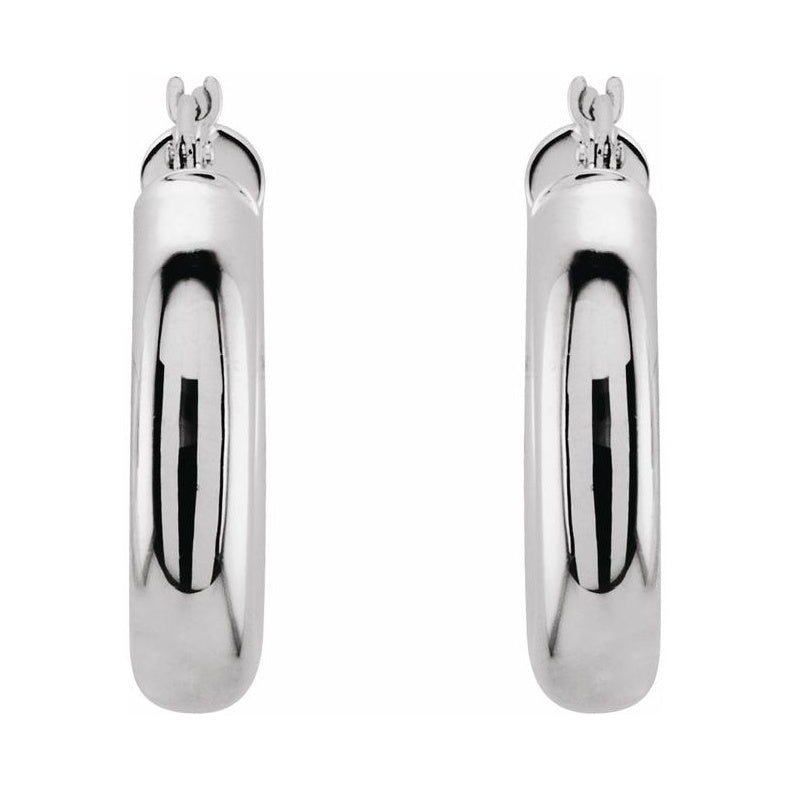 Tube Hoop Earrings