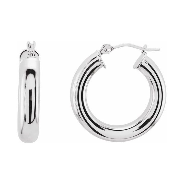 Tube Hoop Earrings