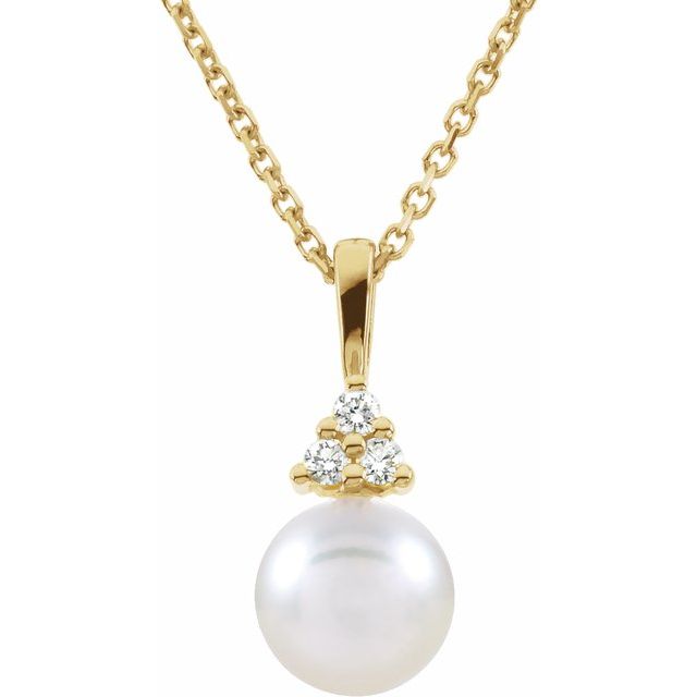 Accented Pearl Pendant