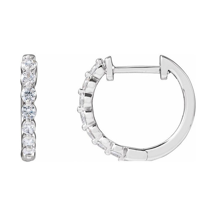Lab-Grown Diamond Hoop Earrings