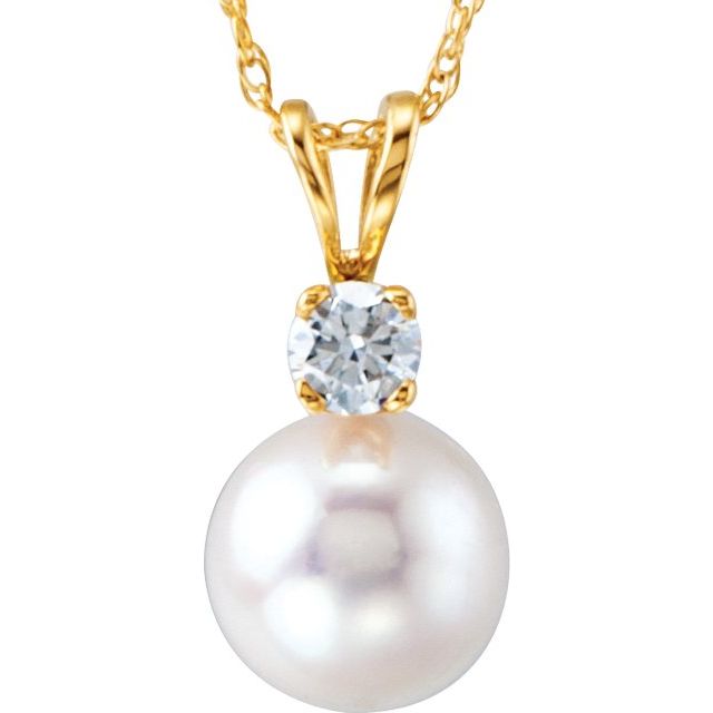 Accented Pearl Necklace