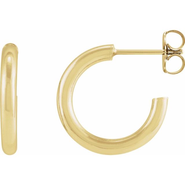 Tube Hoop Earrings