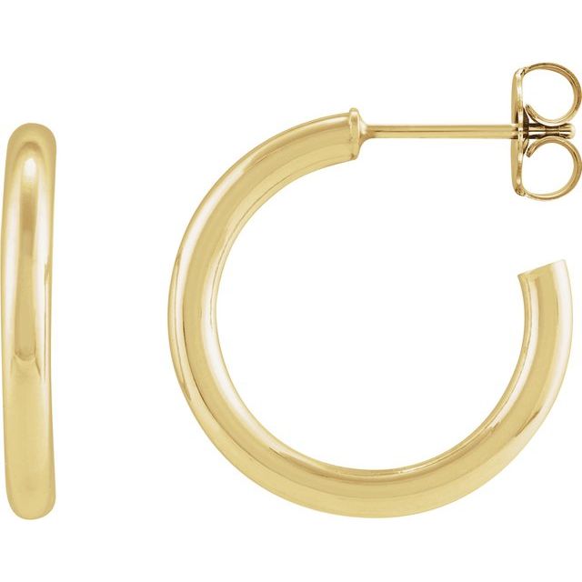 Tube Hoop Earrings