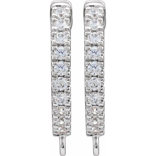 Accented Hoop Earring Top