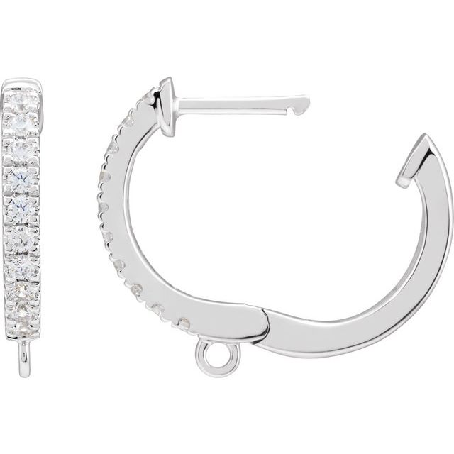 Accented Hoop Earring Top