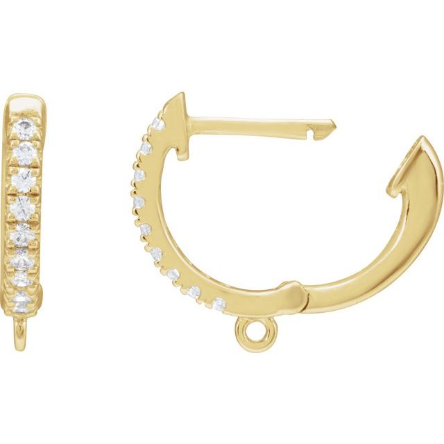 Accented Hoop Earring Top