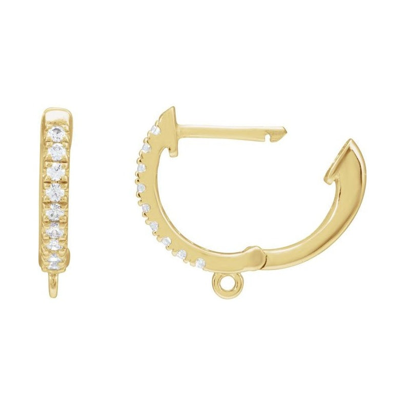 Accented Hoop Earring Top