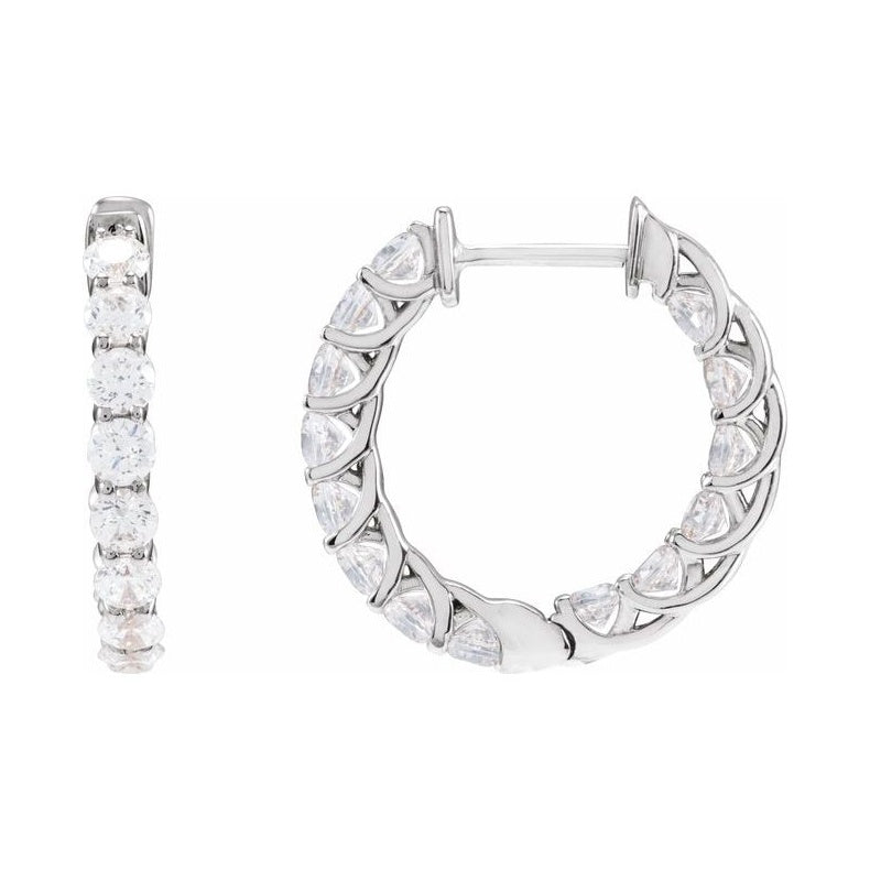 Inside-Outside Hoop Earrings