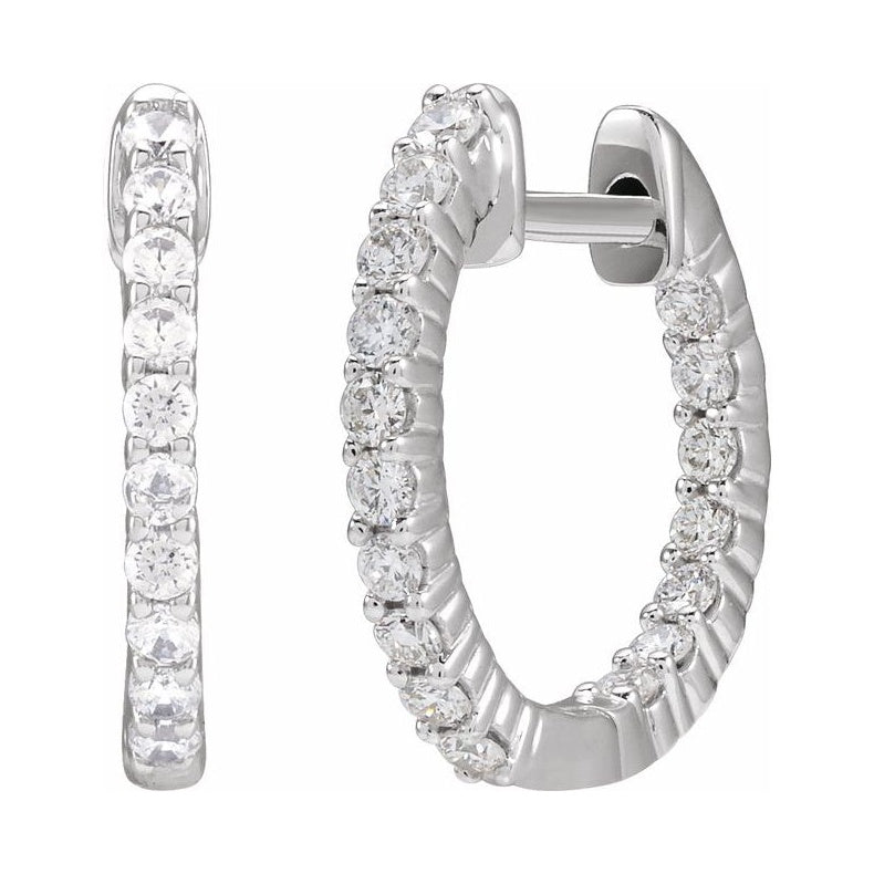 Inside-Outside Hoop Earrings