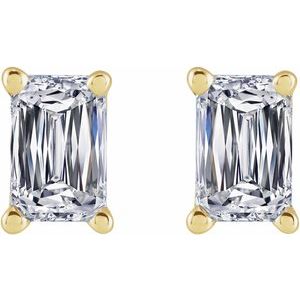 14K Yellow 1 CTW Natural Diamond Earrings