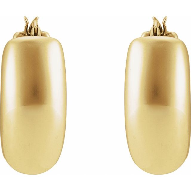 Electroform Hoop Earrings