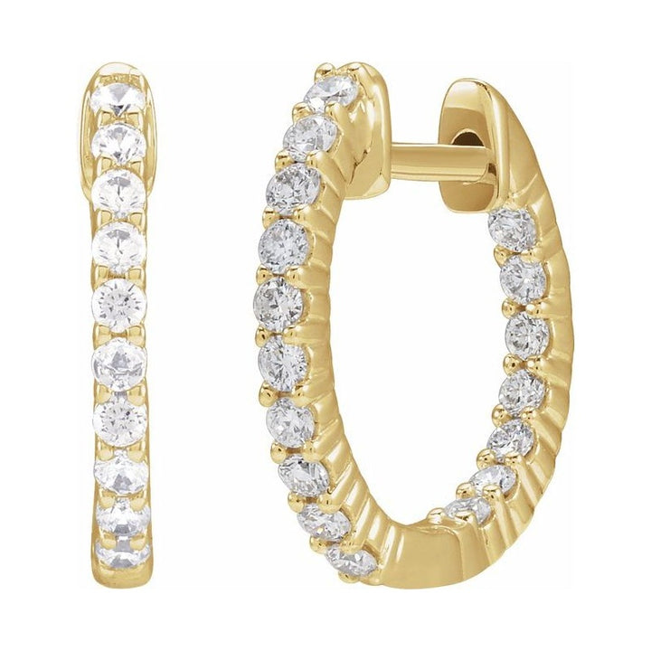 Inside-Outside Hoop Earrings