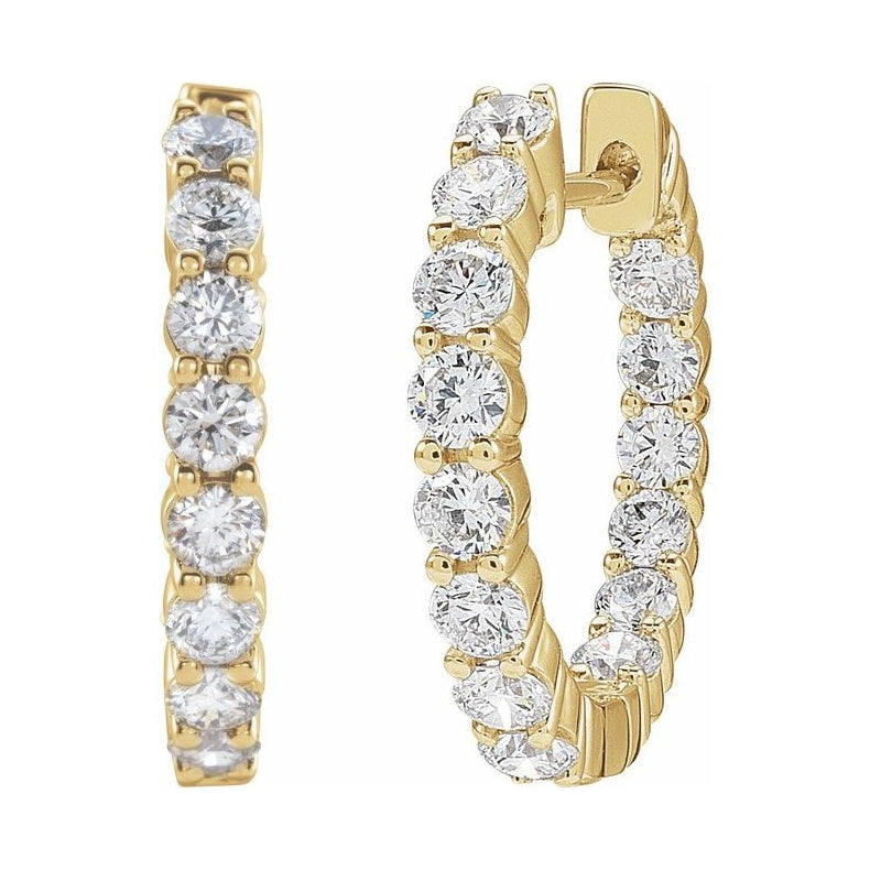 Inside-Outside Hoop Earrings
