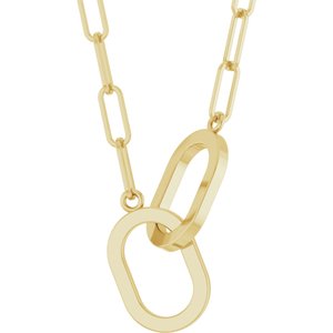 Interlocking Oval Necklace