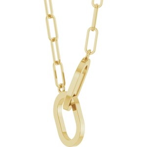 Interlocking Oval Necklace