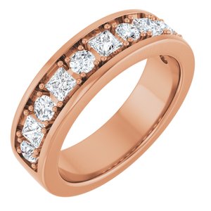 14K Rose 1 1/3 CTW Lab-Grown Diamond Band