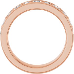 14K Rose 1 1/3 CTW Lab-Grown Diamond Band