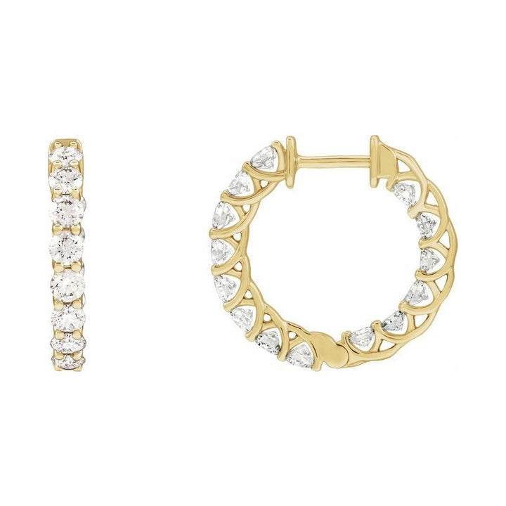 Inside-Outside Hoop Earrings