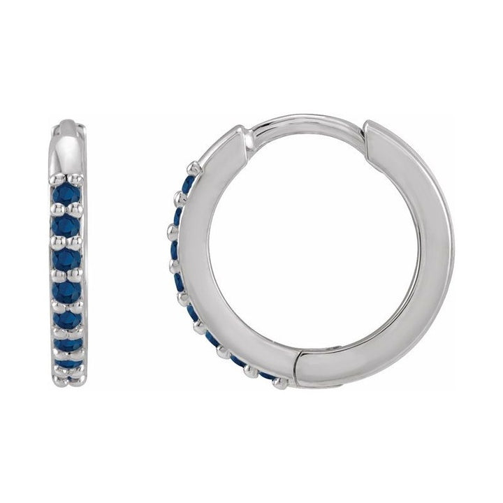 Accented Huggie Earrings
