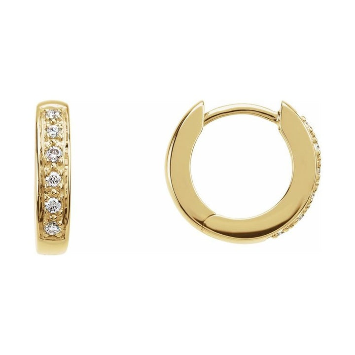 Accented Hoop Earrings