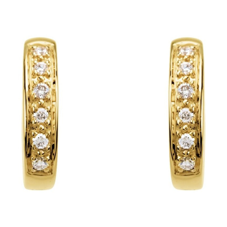 Accented Hoop Earrings