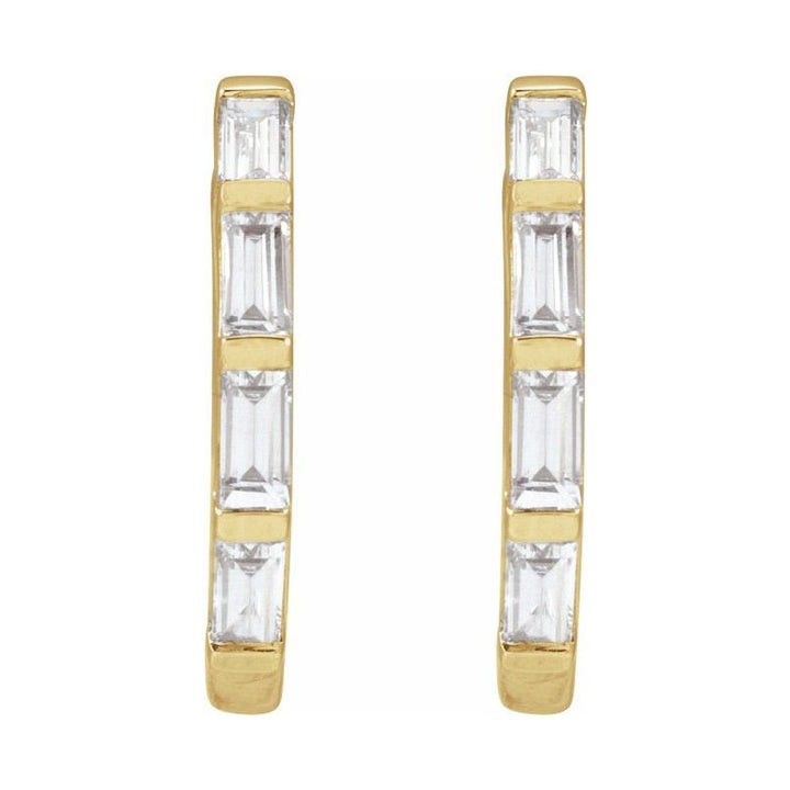 Lab-Grown Diamond Hoop Earrings