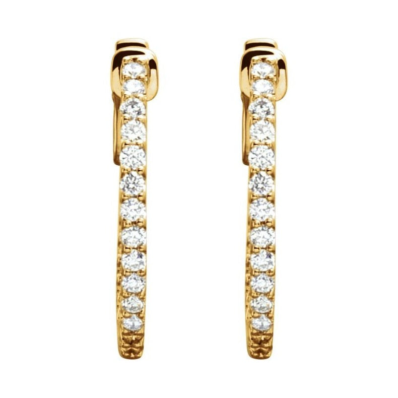 Inside-Outside Hoop Earrings