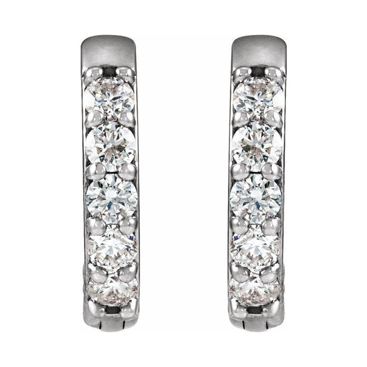 Accented Huggie Earrings