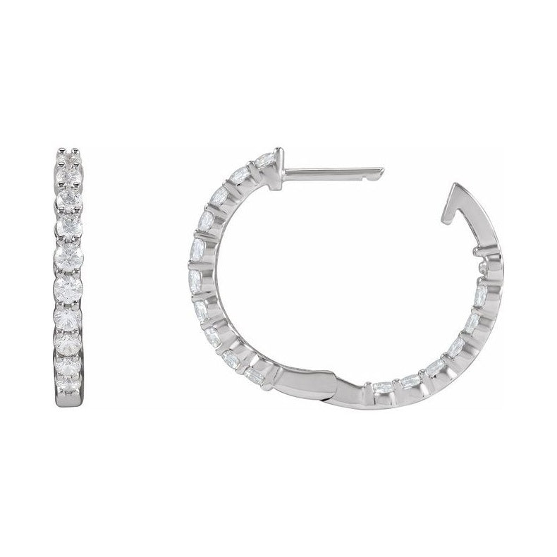 Inside-Outside Hoop Earrings