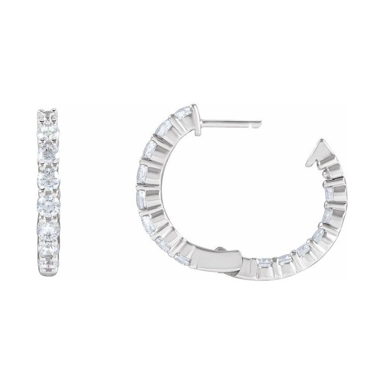 Inside-Outside Hoop Earrings