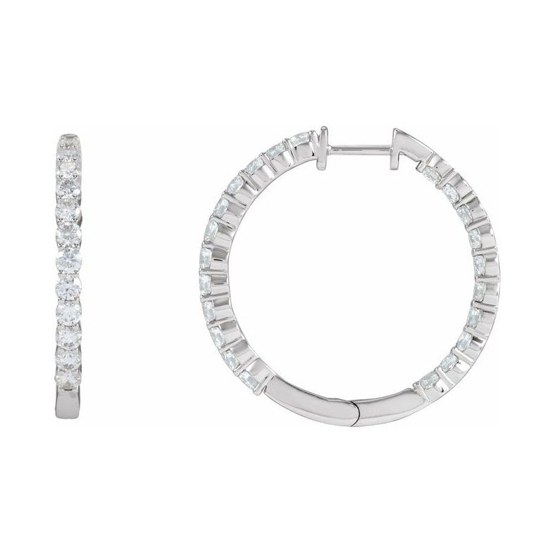 Inside-Outside Hoop Earrings