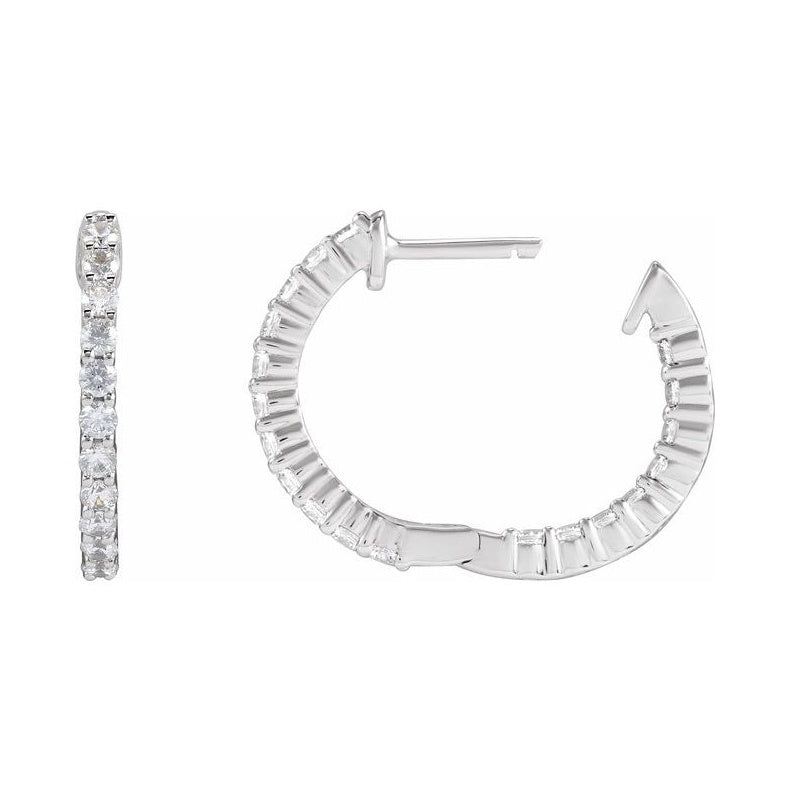 Inside-Outside Hoop Earrings