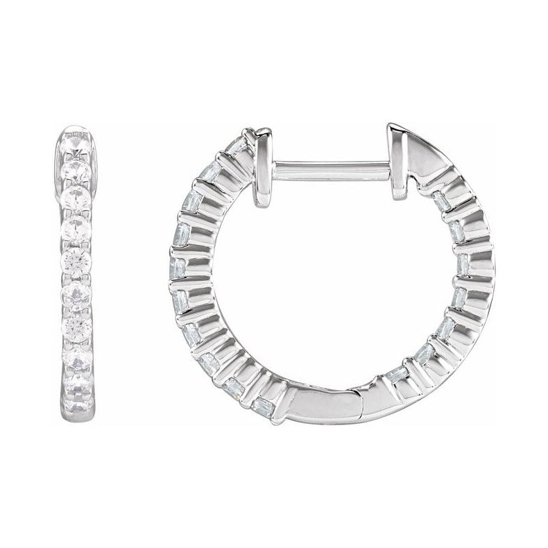 Inside-Outside Hoop Earrings