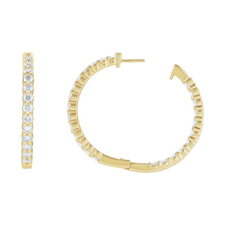 Inside-Outside Hoop Earrings