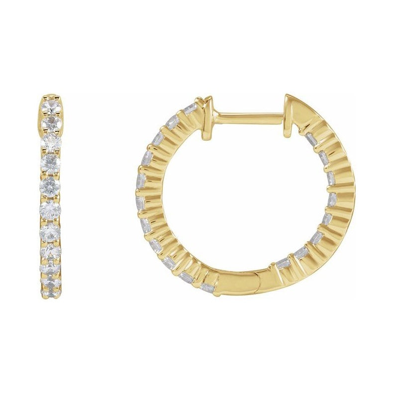 Inside-Outside Hoop Earrings