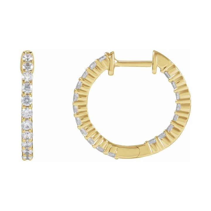 Inside-Outside Hoop Earrings