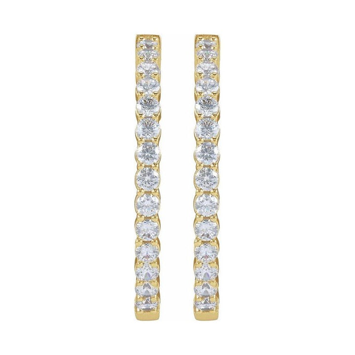 Inside-Outside Hoop Earrings