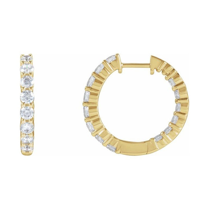 Inside-Outside Hoop Earrings