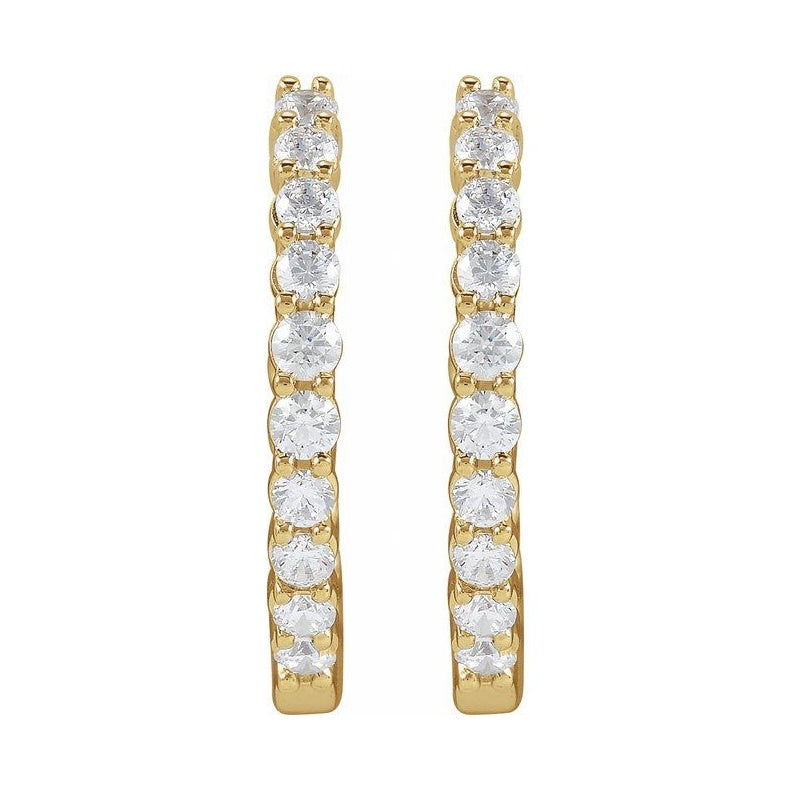 Inside-Outside Hoop Earrings
