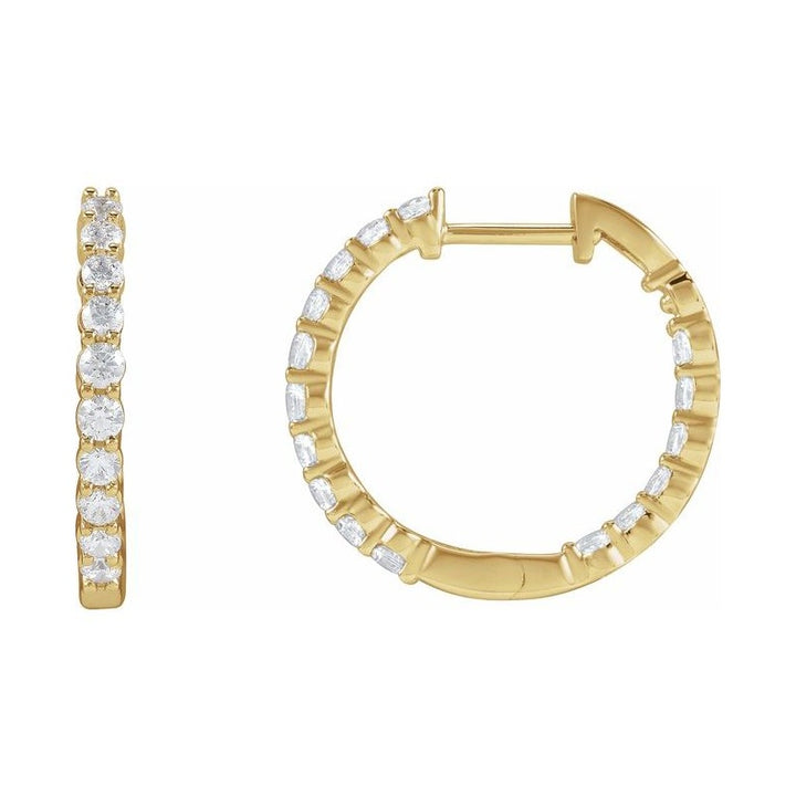 Inside-Outside Hoop Earrings