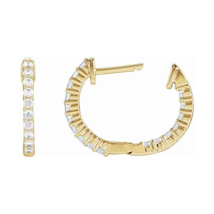 Inside-Outside Hoop Earrings