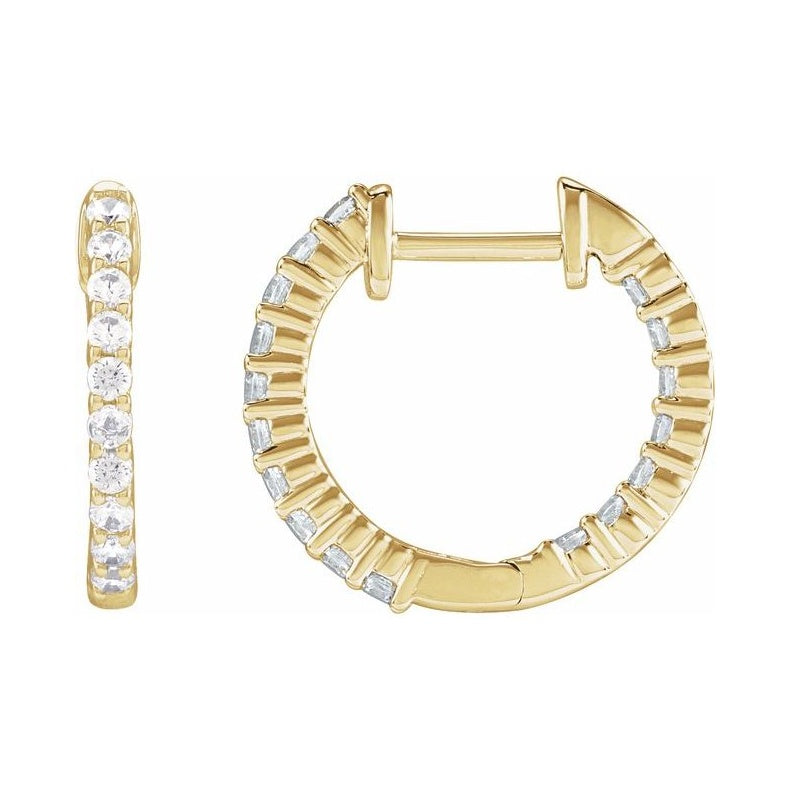 Inside-Outside Hoop Earrings