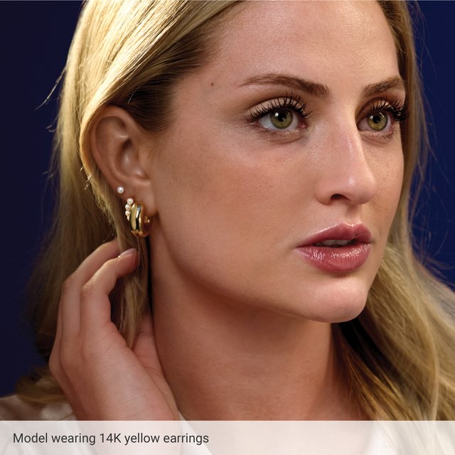 Electroform Hoop Earrings