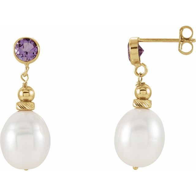 Accented Pearl Earrings
