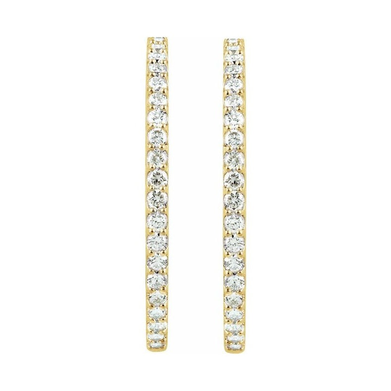 Inside-Outside Hoop Earrings