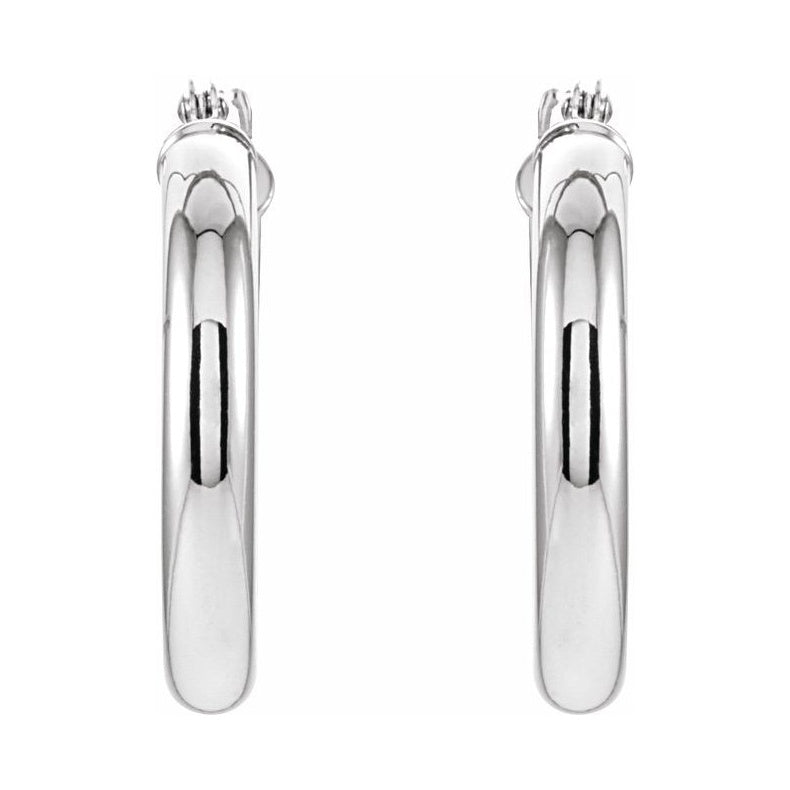 Tube Hoop Earrings